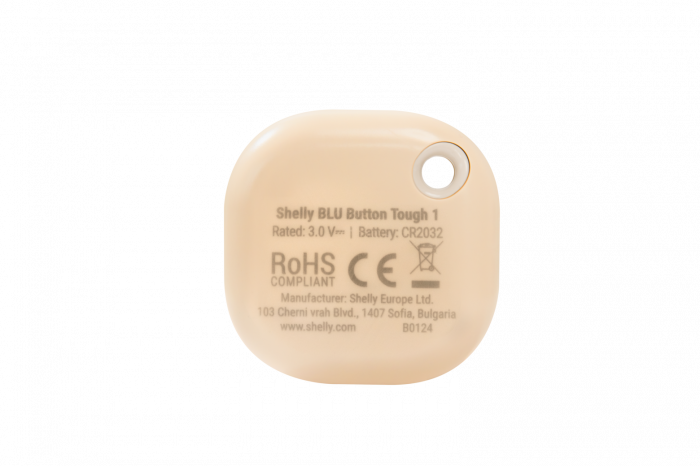 Shelly BLU Button TOUGH 1 Mocha, Bluetooth [3]