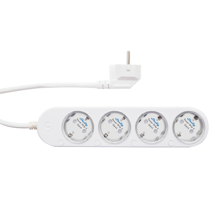 Shelly Power Strip 4 Gen4 White – Prelungitor smart 4 prize [1]