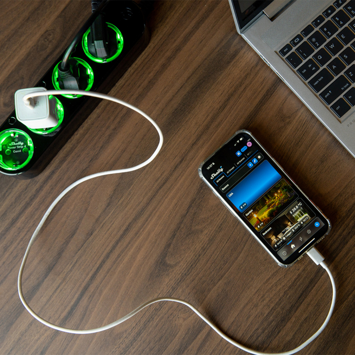 Shelly Power Strip 4 Gen4 Black – Prelungitor inteligent cu 4 prize [8]