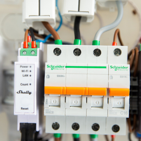 Shelly Pro 3EM (3xClamp 400A), releu wifi 3 canale si control contactor [2]