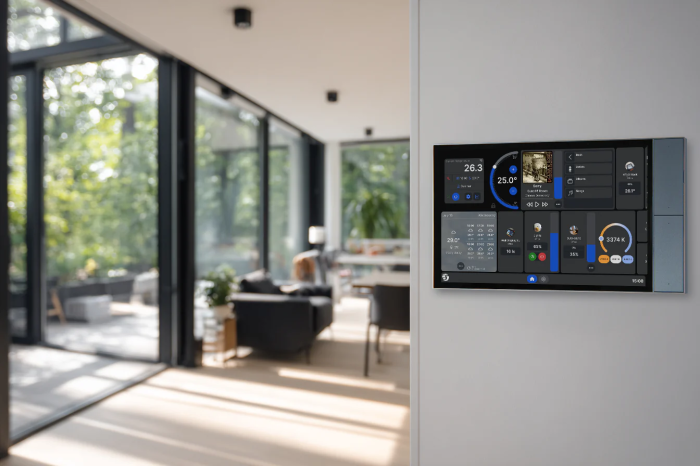 Shelly Wall Display XL Silver – Panou tactil smart 10.1” [7]