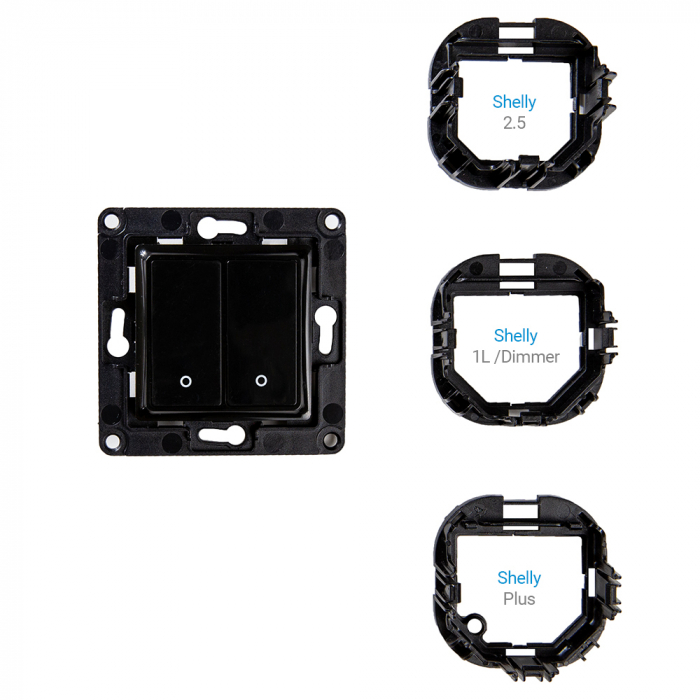 Shelly Wall Switch 2 - black [2]