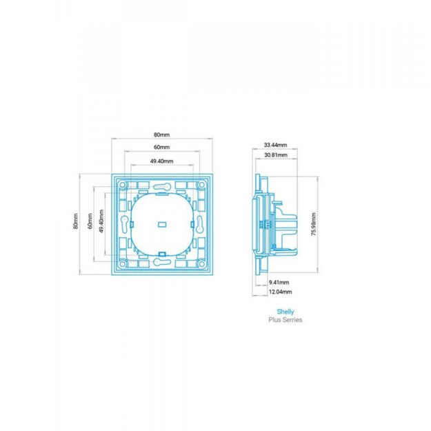 Shelly Wall Switch 4 - white [4]