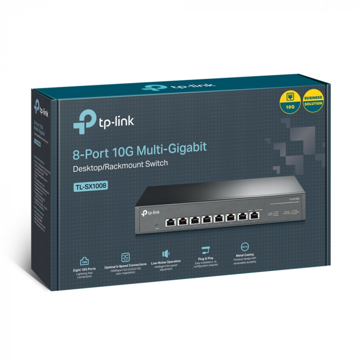 Switch fara management TP-Link Omada TL-SX1008, 8 porturi 10G [3]