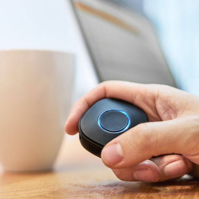 Telecomanda cu un singur buton wireless Shelly 1 - Negru, control aplicatie, compatibil Home Assistant [2]