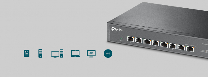Switch fara management TP-Link Omada TL-SX1008, 8 porturi 10G [4]