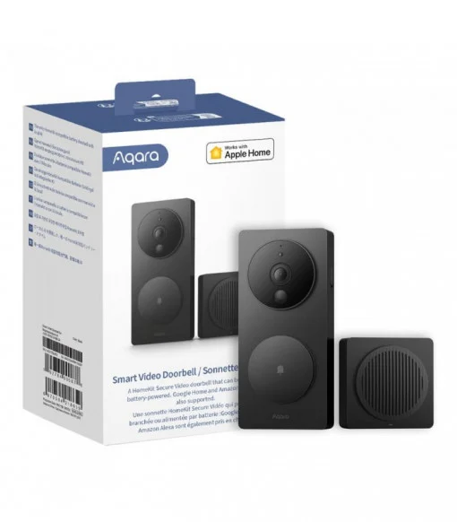 RESEALED - Videointerfon inteligent Aqara Doorbell G4, compatibil cu Apple Home, WiFi, 1080p [2]