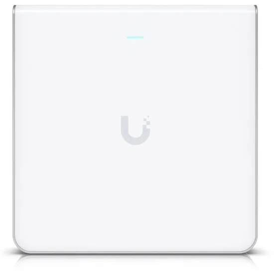 Ubiquiti - Access Point Ubiquiti UniFi U6 Enterprise In-Wall, WiFi 6E, Tri-band, Gigabit, PoE, MIMO, viteza pana 2.5 Gbps, U6-ENTERPRISE-IW