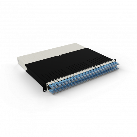 Caseta preconfigurata pentru rack patchbox.one / 8RU / Cat.6a [8]