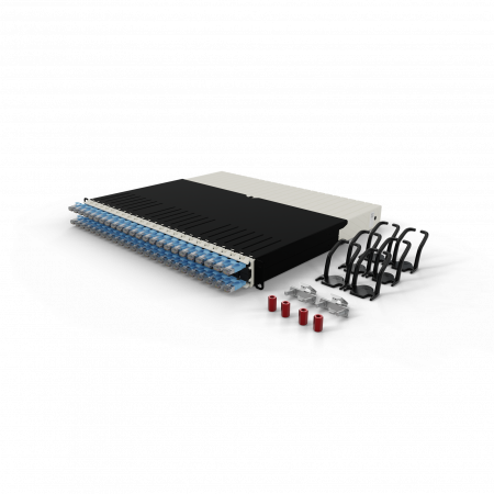 PatchBox - Caseta preconfigurata pentru rack patchbox.one / 8RU / Cat.6a