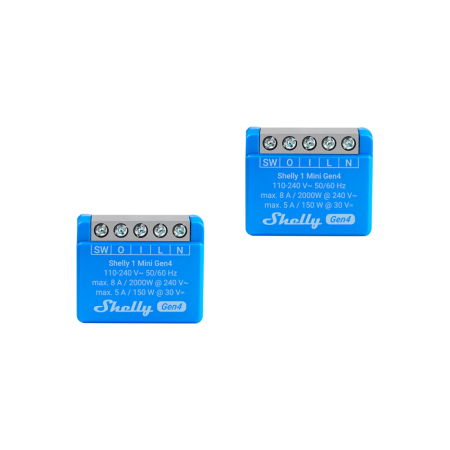 Smart relays - shelly-1-mini-gen4-pack-2