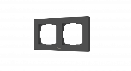 Smart Home - Rama dubla Aqara pentru intrerupatoare H2 (pentru comutator de perete) –  Gri