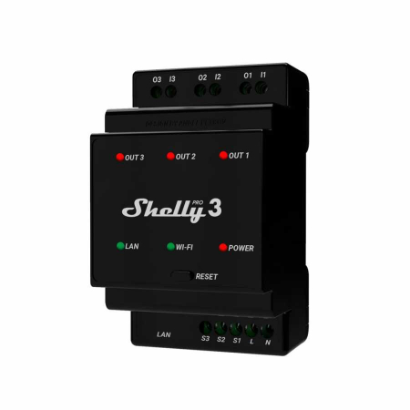 Relee smart - Shelly-Pro-3