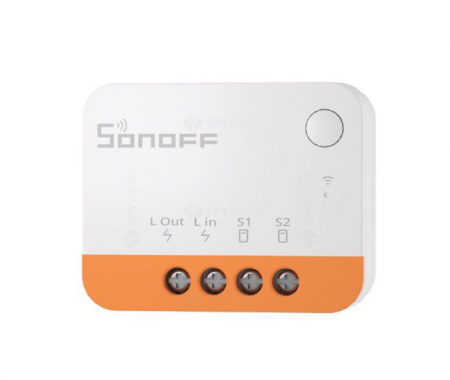 Relee smart - Releu inteligent Sonoff ZBMINIL2 EXTREME, Zigbee, 2 canale, functioneaza FARA NUL