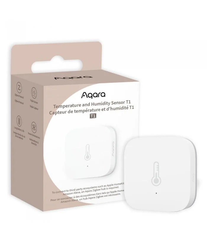 Termostate - Senzor de temperatura si umiditate Aqara T1, Zigbee, Apple Homekit