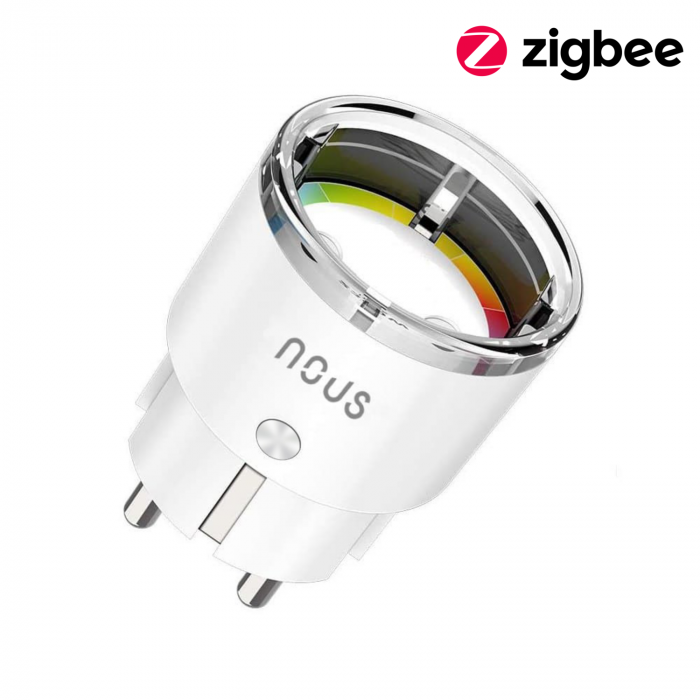 Prize Smart - Priza inteligenta WiFi NOUS A1Z, 16A - ZigBee 3.0, monitorizare energie