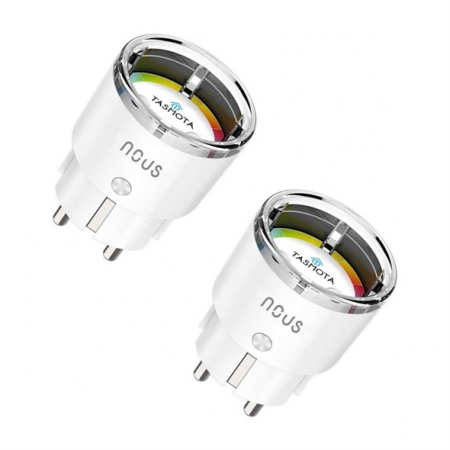 Prize Smart - Set de 2 prize Smart WiFi Nous A1T cu Tasmota si monitorizare consum, 16A