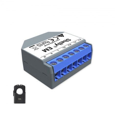 Relee smart - ShellyEM+clamps50A