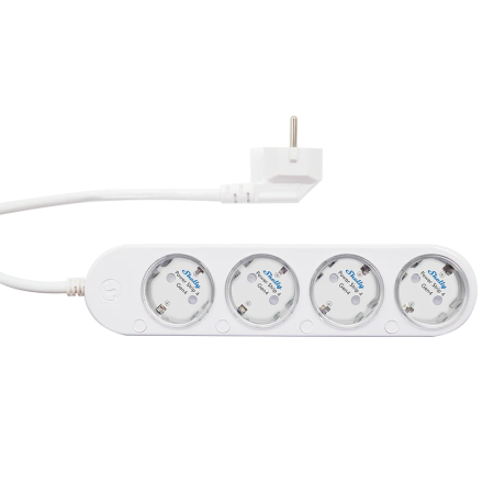 Smart Power Strips - Shelly Power Strip 4 Gen4 White – Smart 4-Socket Power Strip