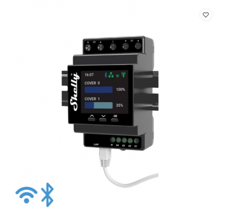 Relee smart - Shelly Pro Dual Cover / Shutter PM