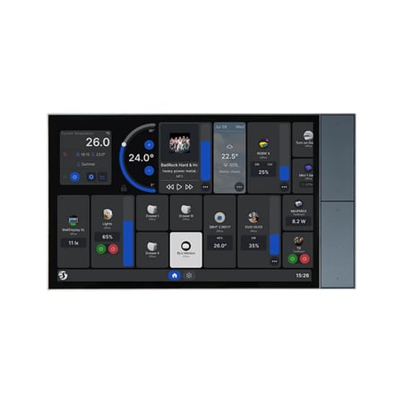 Control panels - Shelly Wall Display XL Black – 10.1” Smart Touchscreen Panel