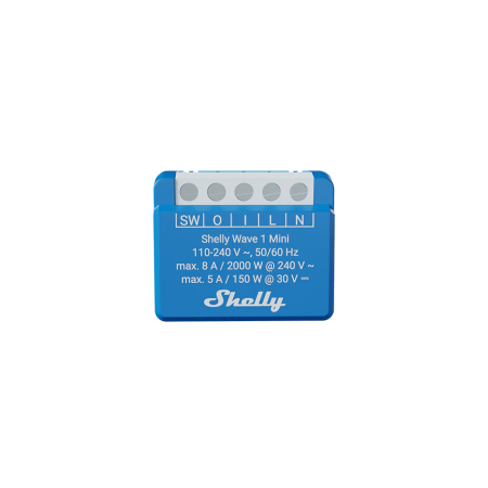 Smart relays - shelly-wave-1-mini-lr