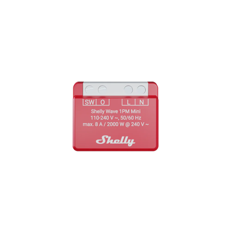 Smart relays - shelly-wave-1pm-mini-lr