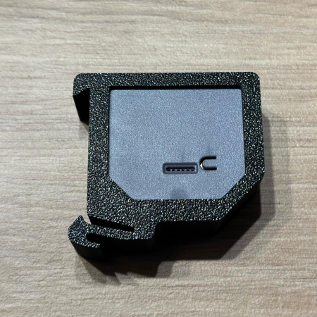 Suport de Sina DIN pentru Shelly EM si 2.5 material ignifug, negru [2]