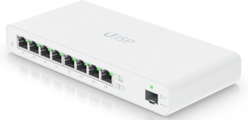 Outlet - Switch cu 8 porturi Gigabit Ubiquiti UISP-S