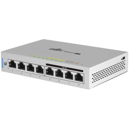 Switch - SWITCH PoE UBIQUITI US-8-60W-EU, 8 port Gigabit x 8, unmanaged