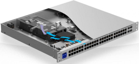 Switch - SWITCH cu 48 de porturi Ubiquiti USW-PRO-48 Gigabit x 48, SFP+ x 4, managed, rackabil, carcasa metalica