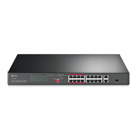 Switch - Switch fara management TP-Link Omada TL-SL1218P, 16 porturi, POE
