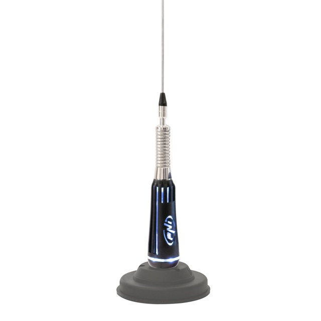 Antena CB PNI LED 2000 cu filet SO-239, lungime 90 cm, 26-28 MHz, 500 Watt, ilumineaza in timpul emisiei [2]