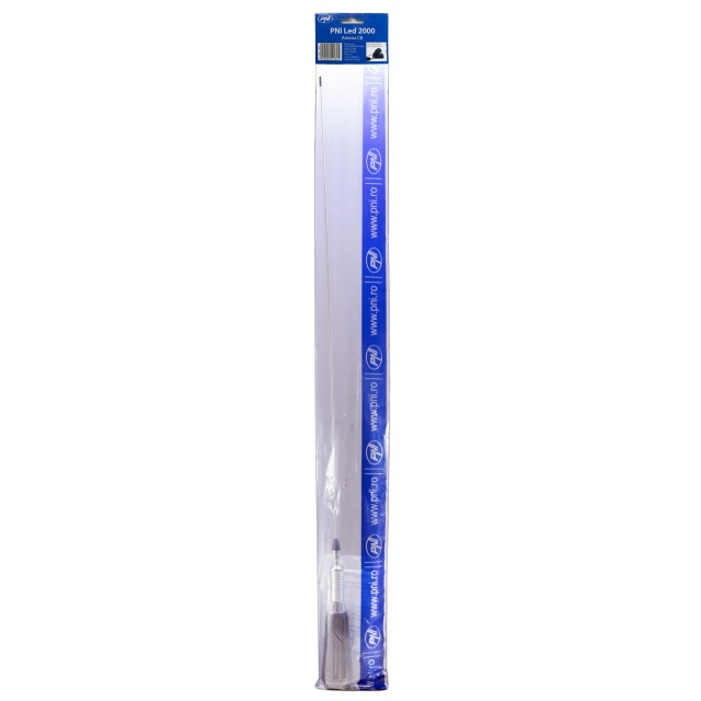 Antena CB PNI LED 2000 cu filet SO-239, lungime 90 cm, 26-28 MHz, 500 Watt, ilumineaza in timpul emisiei [6]