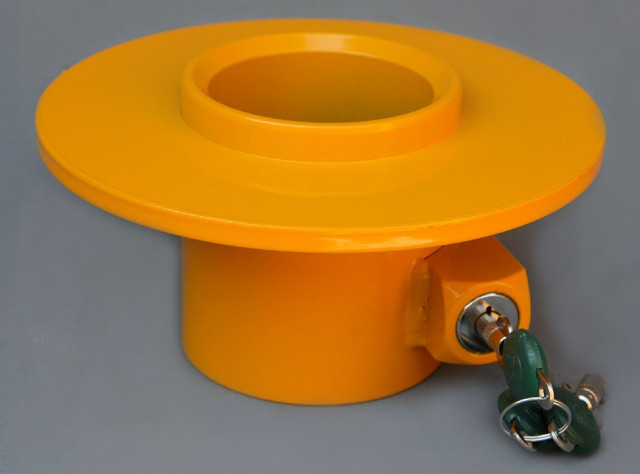 Antifurt blocare pivot cuplare semiremorca camion [1]