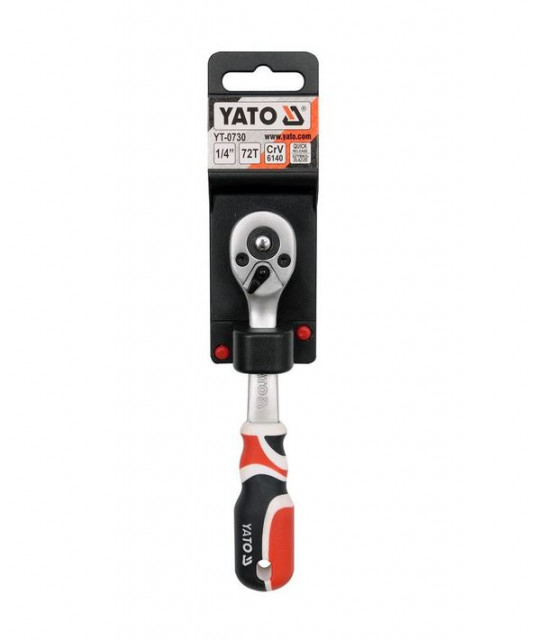 Antrenor cu clichet, prindere 1/4", 155 mm, Cr-V [3]