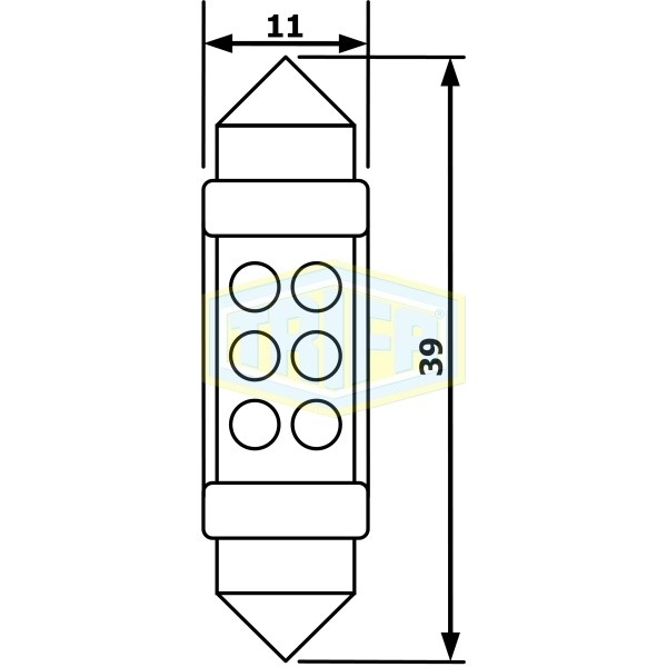 Bec LED sofit 12V SV8.5 [2]