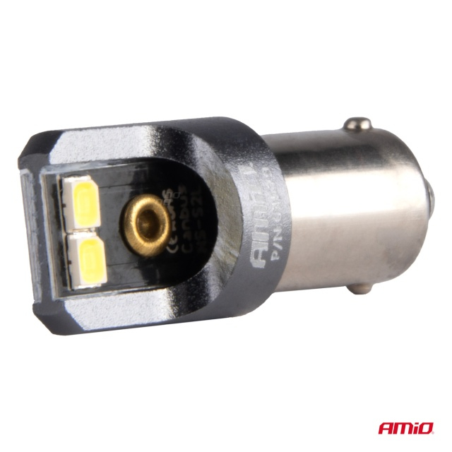 Becuri auto LED T4W BA9S 12V/24V 4x2016 SMD 6000K [3]