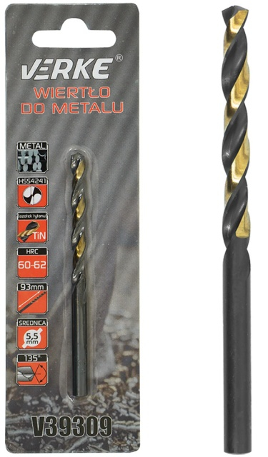 Burghiu metal HSS cu acoperire din titan 5.5 mm [1]