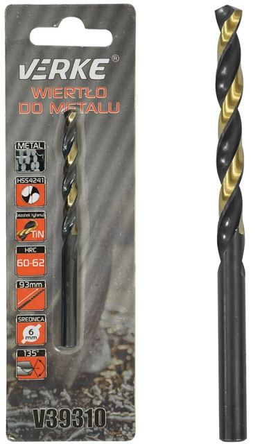 Burghiu metal HSS cu acoperire din titan 6 mm [1]