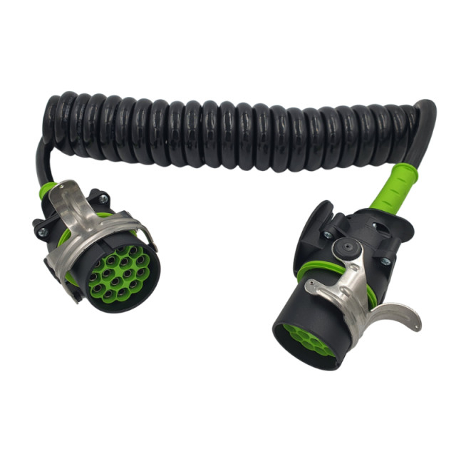Cablu electric spiralat ADR 15 Pini 4m 24V QS6 [1]