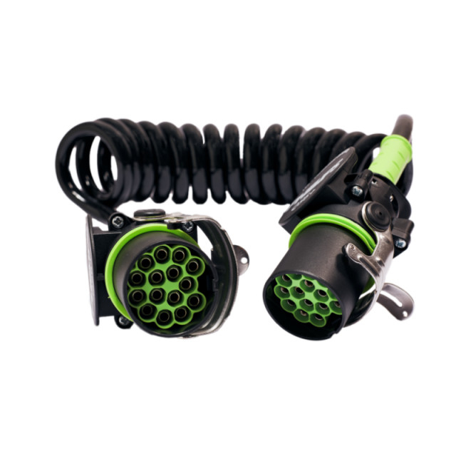 Cablu electric spiralat ADR 15 Pini 4m 24V QS6 [3]