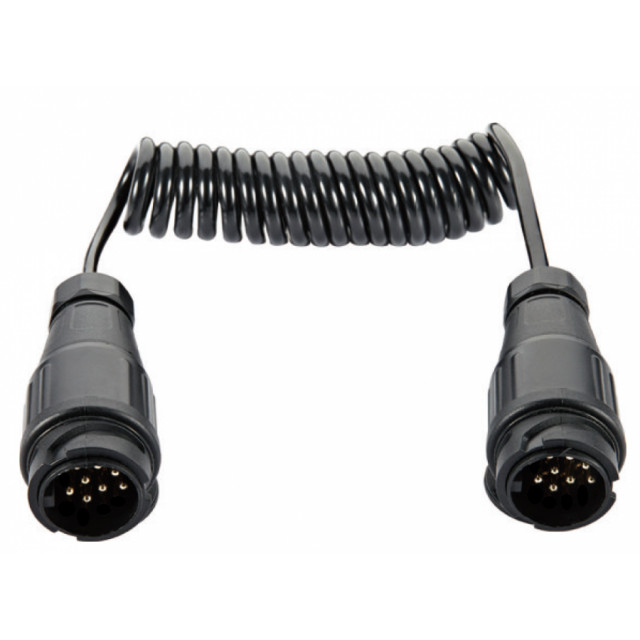 Cablu spiralat 13Pini, 12V, 8 fire, 1.5M [1]