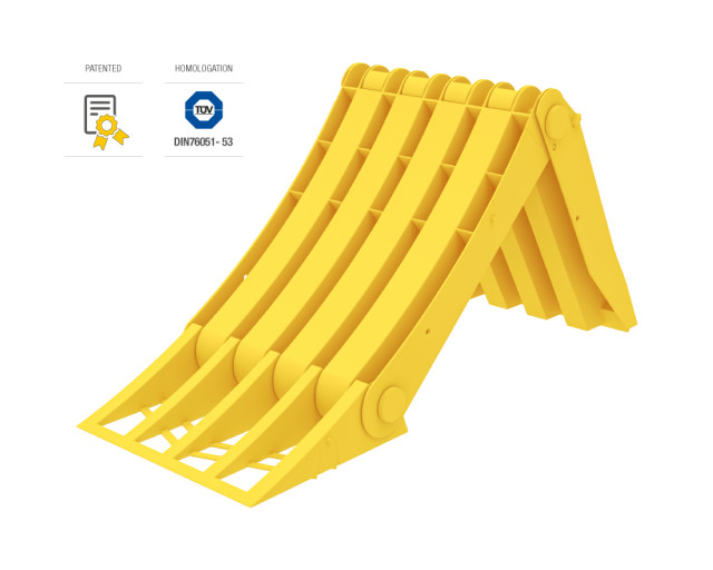 Cala blocare roata, pliabila - E53 (roti R22,5) - cu insertie metalica [1]