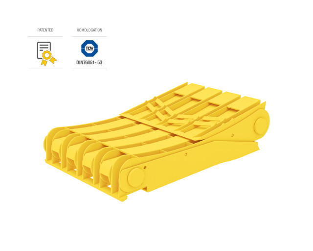 Cala blocare roata, pliabila - E53 (roti R22,5) - cu insertie metalica [3]