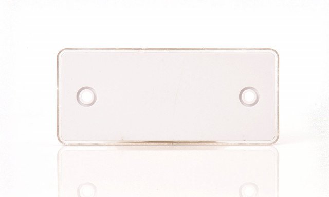 Catadioptru reflectorizant dreptunghiular alb 96x42 mm [2]