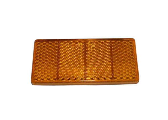 Catadioptru reflectorizant dreptunghiular portocaliu 63x31.5 mm [1]