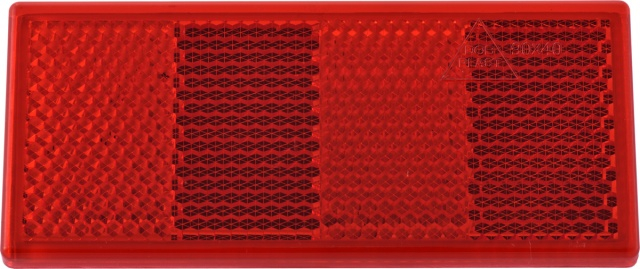 Catadioptru reflectorizant dreptunghiular rosu [1]