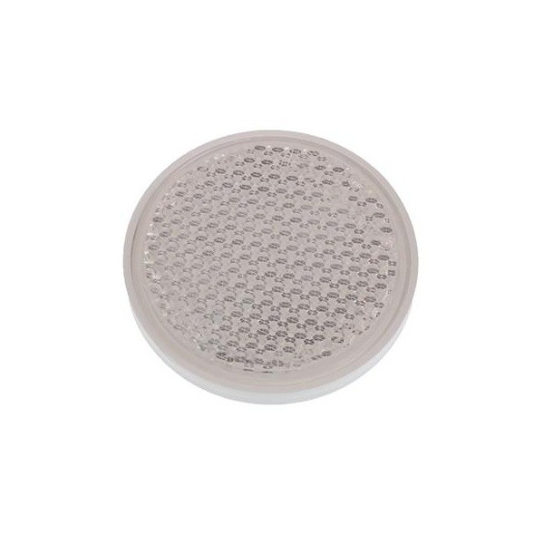 Catadioptru reflectorizant rotund alb cu surub [1]