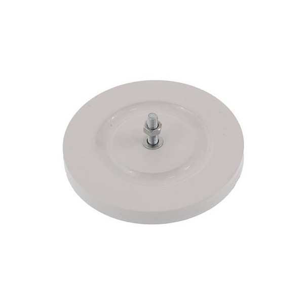 Catadioptru reflectorizant rotund alb cu surub [2]